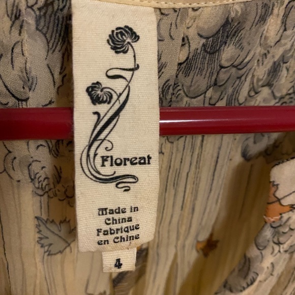 Vintage Floreat sheer blouse - Picture 4 of 4